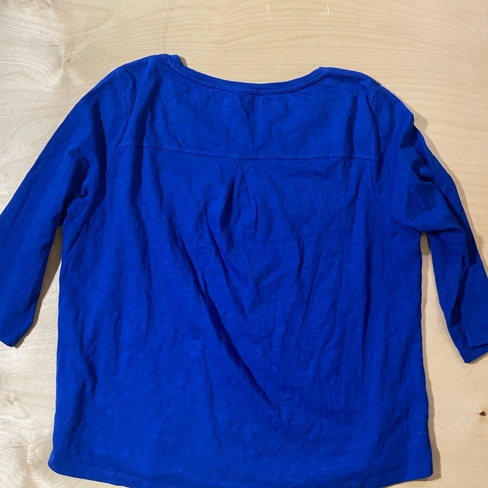Talbots Three quarter Sleeve Blouse Large (JL) - Picture 7 of 7